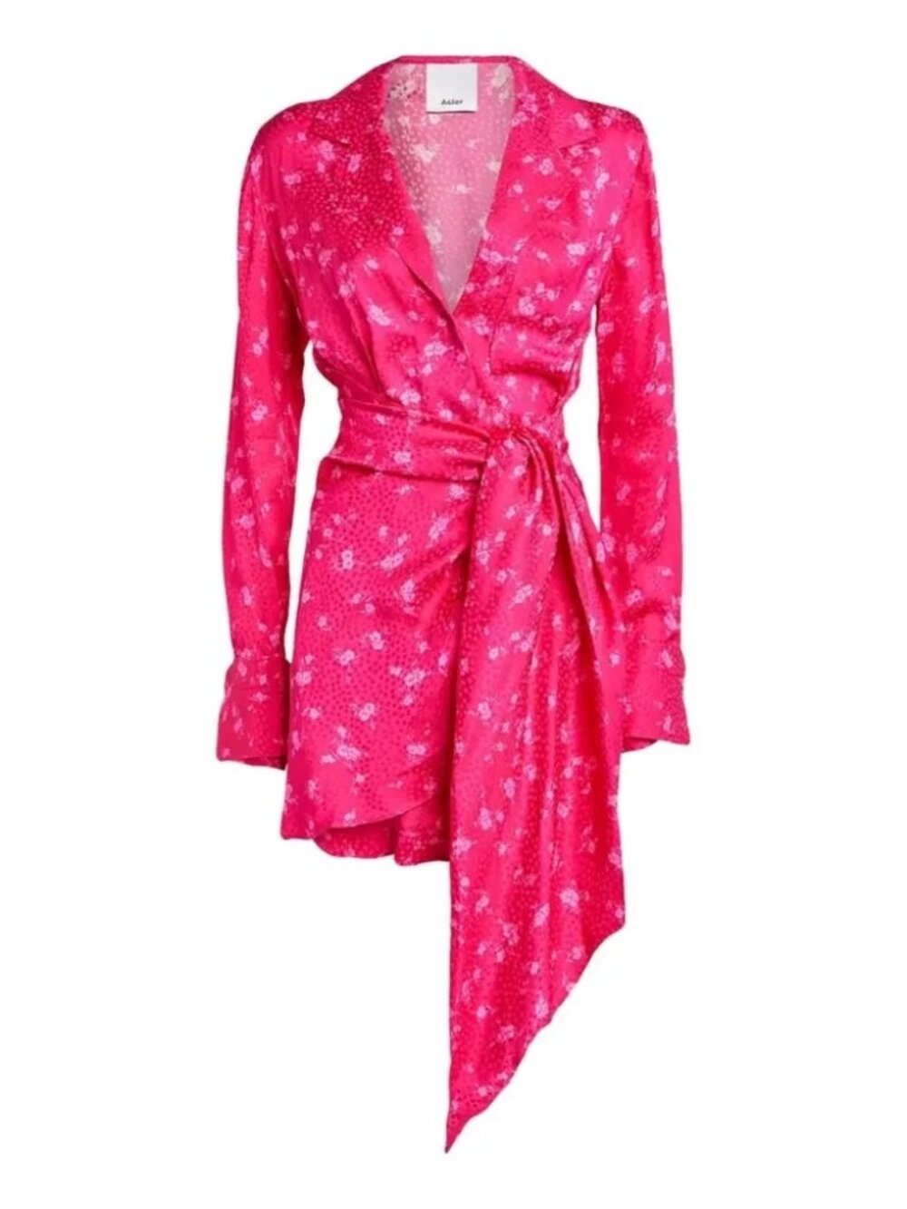 ACLER Evanston Satin Wrap Dress
